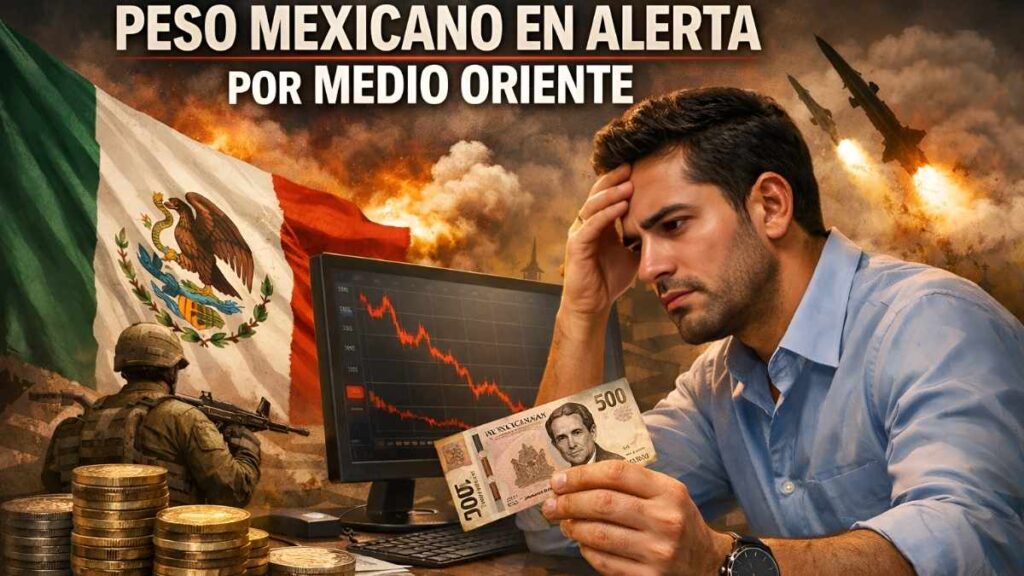 Peso mexicano en alerta por Medio Oriente: dólar podría subir a 20 si escala el conflicto con Irán y EEUU